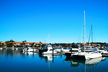 Cleveland wharf,  Queensland, Australiaの写真素材