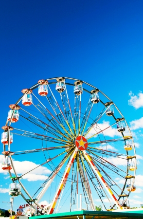 Ferris wheel, Ekka, Queenland, Australiaの写真素材