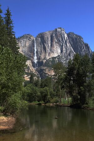 Yosemite Falls - Californiaの写真素材