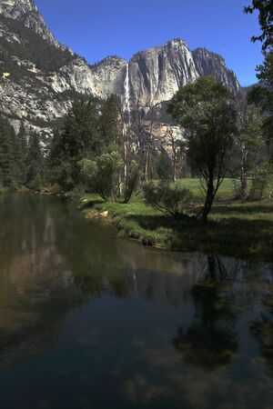 Yosemite Falls - Californiaの写真素材
