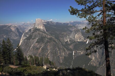 Half Dome - Yosemite Park - Californiaの写真素材