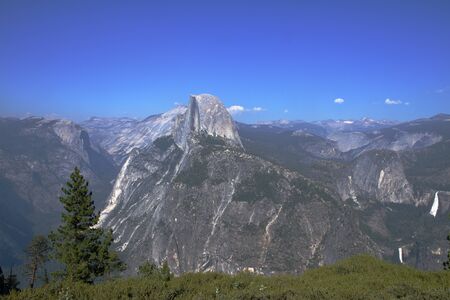 Half Dome - Yosemite Park - Californiaの写真素材