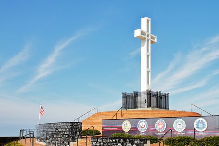 Mt. Soledad Veterans Memorial - San Diego - USAのeditorial素材