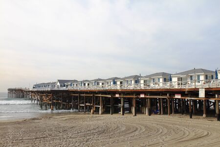 Crystal Pier - San Diego - USAのeditorial素材