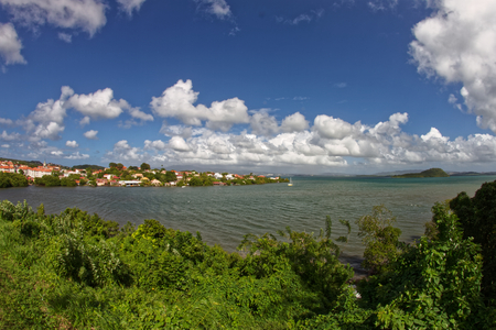 Les Trois Ilets - Caribbean village - Martinique - FWIの写真素材