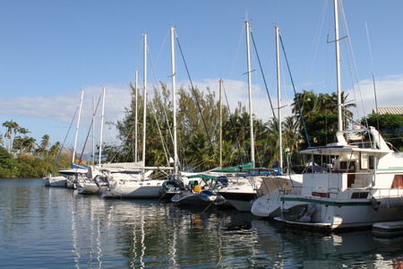 Pointe du Bout Marina - Trois-Ilets - Martiniqueの写真素材