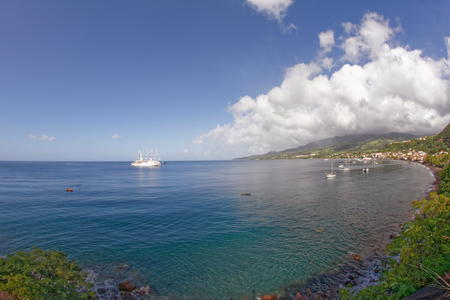 Saint-Pierre Bay - Martinique - FWIの写真素材