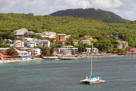 Martinique, FWI - Anse Mitan beach in Les Trois Ilets