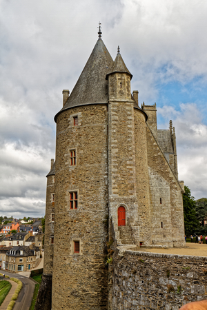 Josselin Castle - Brittany, Franceのeditorial素材