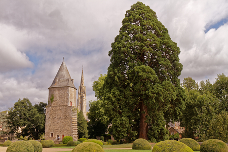 Josselin Castle - Brittany, Franceのeditorial素材