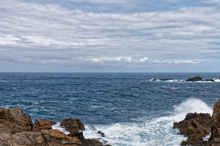Pointe du Creac'h - Ouessant Island - FinistÃ¨re, Brittany, Franceの写真素材