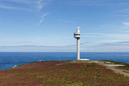 Le Stiff semaphore - Ouessant Island - FinistÃ¨re, Brittany, Franceの写真素材