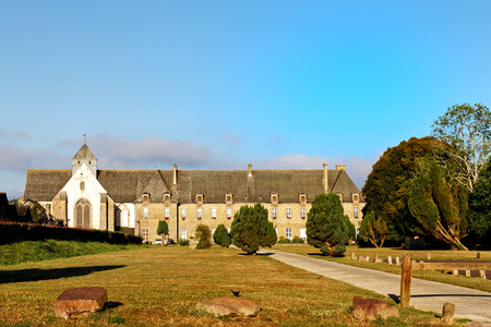 Paimpont Abbey - Brittany, Franceのeditorial素材