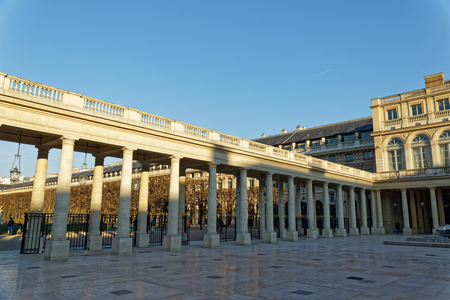 Palais-Royal gardens - Paris, Franceのeditorial素材