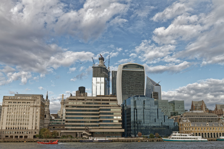 City of London business center - UKの写真素材
