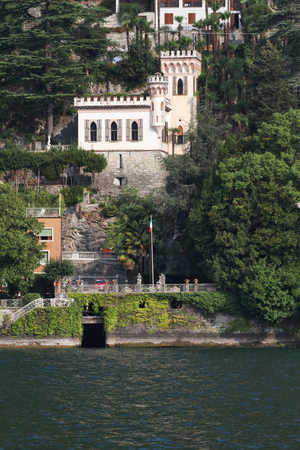 Villa on Lake Como - Italyのeditorial素材