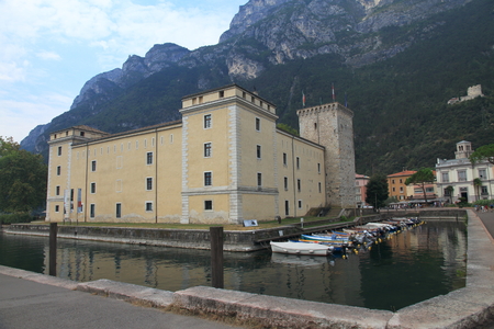 Riva del Garda - Lake Garda - Italyのeditorial素材