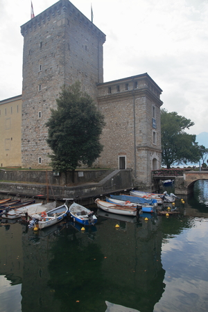 Riva del Garda - Lake Garda - Italyのeditorial素材