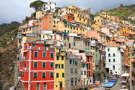 Riomaggiore - Cinque Terre - Italyの写真素材