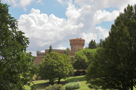 Volterra Castle - Tuscany - Italyのeditorial素材