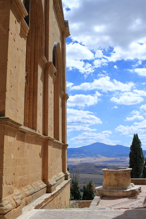 Pienza - Val d'orcia - Tuscany - Italyの写真素材