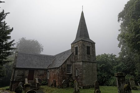 Glencorse house chapel - Edinburgh, Scotland, United Kingdomの写真素材