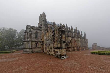 Rosslyn chapel - Edinburgh, Scotland, United Kingdomの写真素材