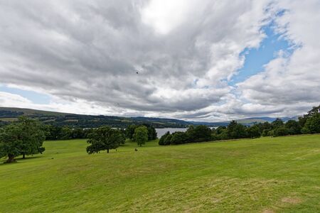 Balloch Park, Balloch, Loch Lomond & The Trossachs National Park, Scotland, UKの写真素材
