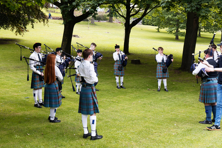 Music contest in Princes garden - Edinburgh, Scotland, UKのeditorial素材