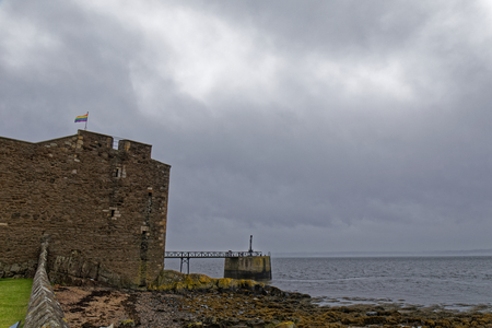 Blackness castle - Edinburgh, Scotland, United Kingdomのeditorial素材