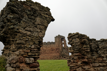 Tantallon Castle - Edinburgh, Scotland, United Kingdomのeditorial素材