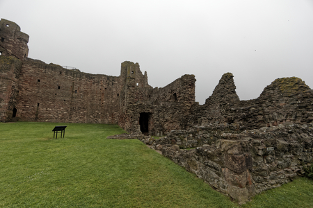 Tantallon Castle - Edinburgh, Scotland, United Kingdomのeditorial素材