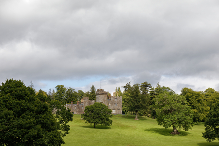 Balloch Castle, Balloch, Loch Lomond & The Trossachs National Park, Scotland, UKのeditorial素材