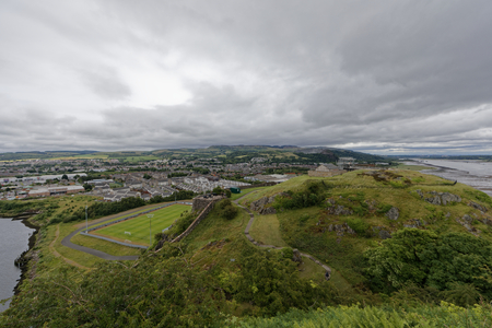 Dumbarton castle, near Glasgow, Scotland, UKのeditorial素材