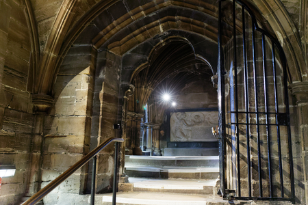Glasgow cathedral interior - Glasgow, Scotland, UKのeditorial素材