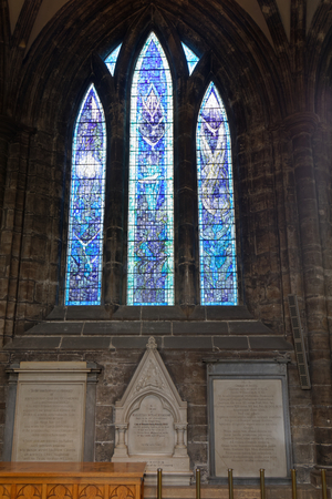Glasgow cathedral interior - Glasgow, Scotland, UKのeditorial素材