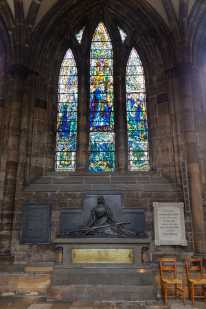 Glasgow cathedral interior - Glasgow, Scotland, UKのeditorial素材