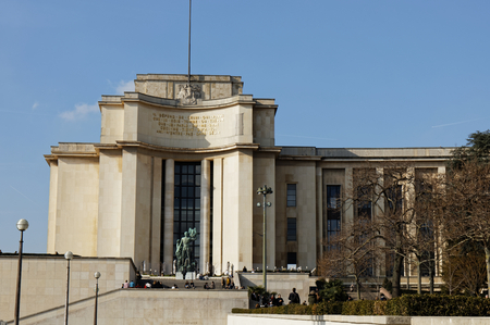 Paris, France - The Palais de Chaillotのeditorial素材