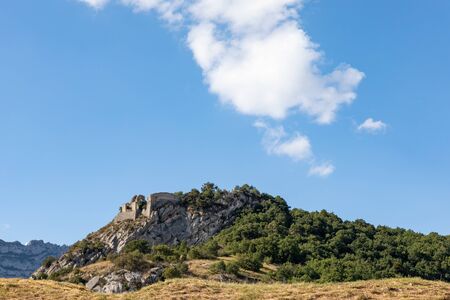 Grenoble, Isere, France - Ruins near the Bastille Fortressの写真素材