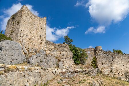 Bargeme, Var, France - The castleの写真素材