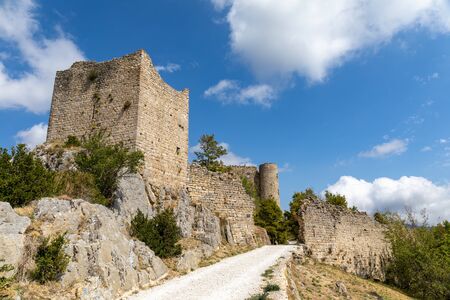 Bargeme, Var, France - The castleの写真素材
