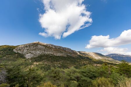 Bargeme, Var, France - Mountains near the villageの写真素材