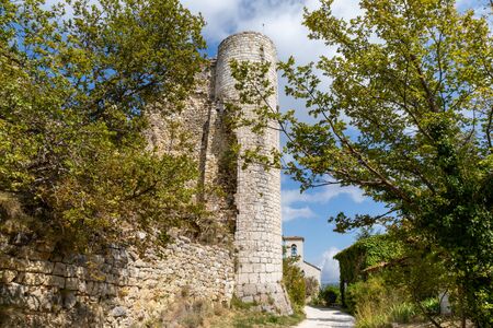 Bargeme, Var, France - The castleの写真素材