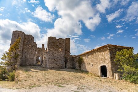 Bargeme, Var, France - The castleの写真素材