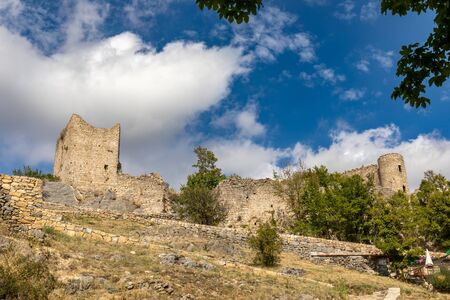 Bargeme, Var, France - The castleの写真素材