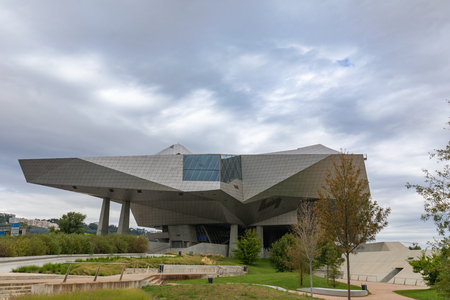 Lyon, France - The Confluences Museumのeditorial素材
