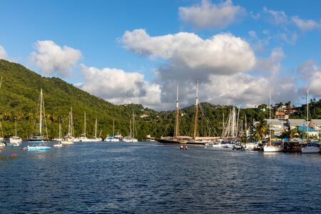 Saint Lucia, West Indies - Marigot bayの写真素材