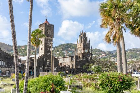 Kingstown, Saint Vincent and the Grenadines - The Catholic Churchの写真素材