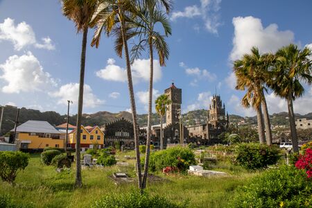 Kingstown, Saint Vincent and the Grenadines - The Catholic Churchの写真素材
