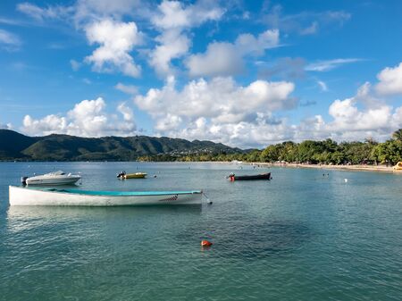 24 NOV 2019 - Sainte Anne, Martinique FWI - Pointe Marin beachのeditorial素材